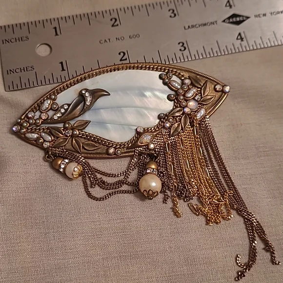 Vintage Art Nouveau Brooch/Pendant - Picture 4 of 4